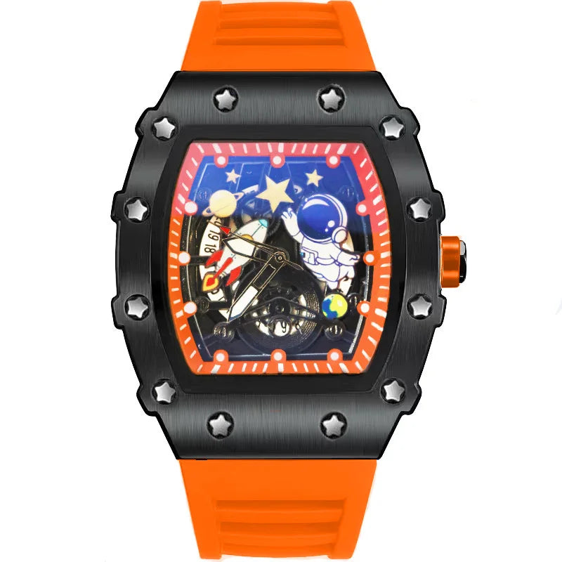 Astronaut Engraving Design Quartz Watch for Men Fashion Luminous Cool Business Watches Personality Watch Luxury Sport AAA Clock