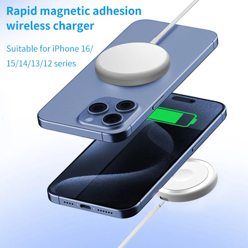 New Magnetic Wireless Charger Pad Stand for Magsafe iPhone 17 16 15 14 13 12 Pro Max Fast Charging Station Magnet Chargers Dock