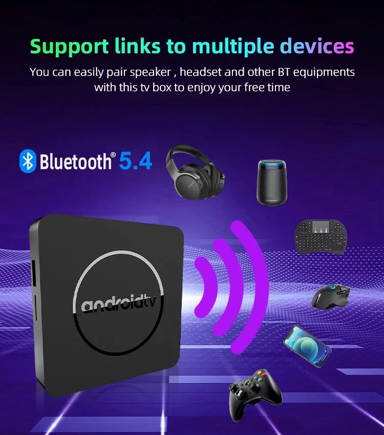 Android16 TV Box Q10 Allwinner H313 Supports 2.4G&5G Dual Wifi 8K 64G 128G Rom Set Top Box Media Player TV Box Voice Set Top Box